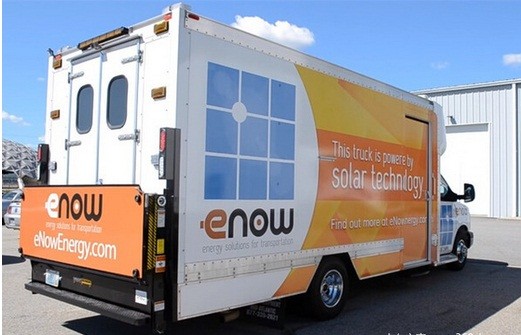 12小時續航零排放 美國研發太陽能冷藏車